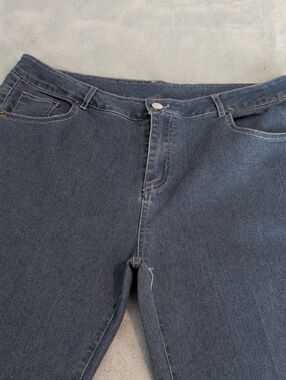 Classic High-Waist Blue Jeans